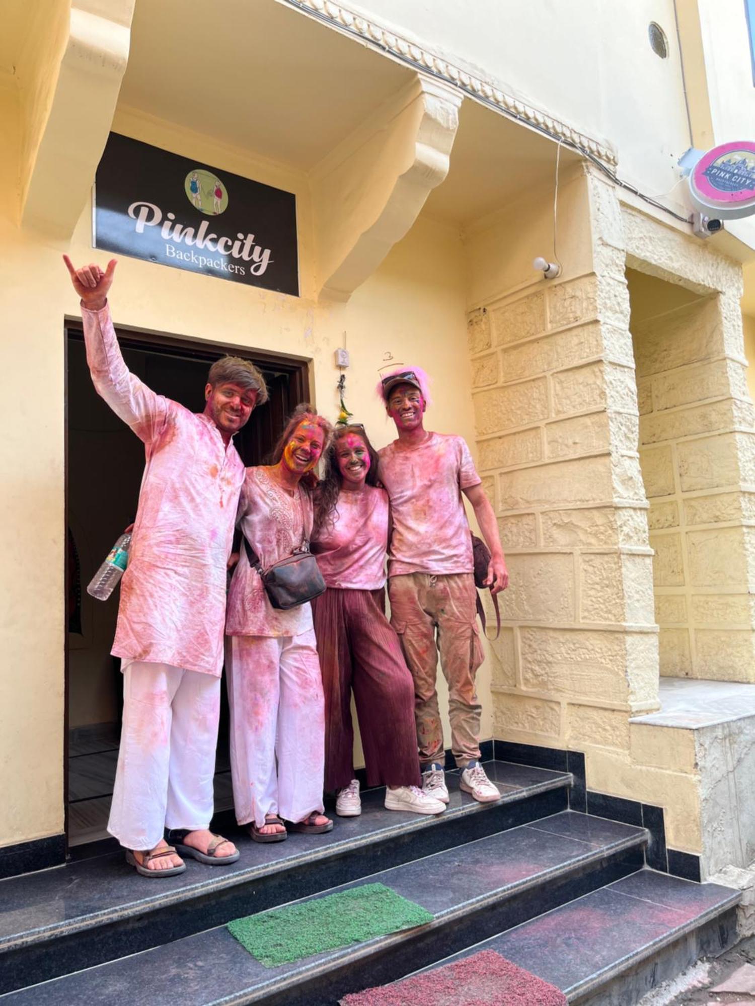 Pink City Backpackers Jaipur Exterior foto